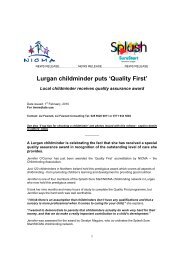 Lurgan childminder puts 'Quality First' - Northern Ireland ...