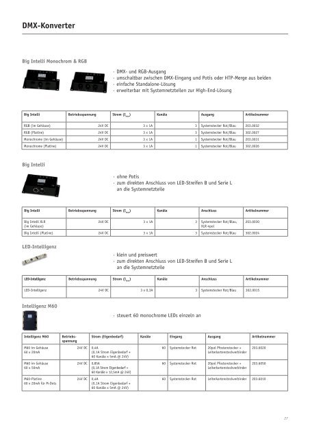 LED Effects Technology for professionals. - Schnick-Schnack-Systems