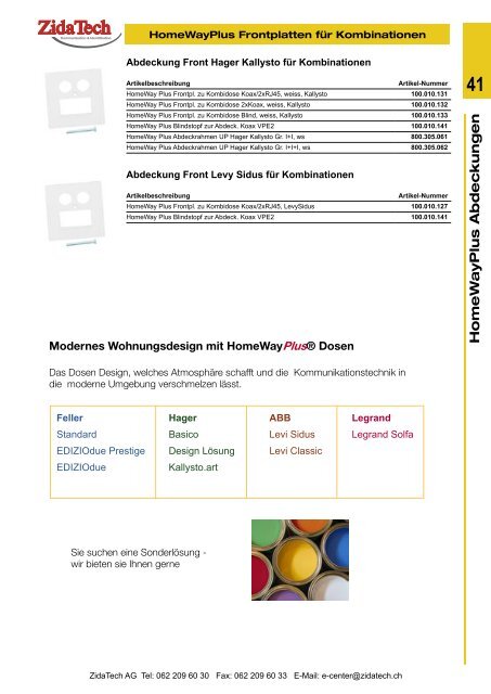 HomeWay Plus - Zidatech AG