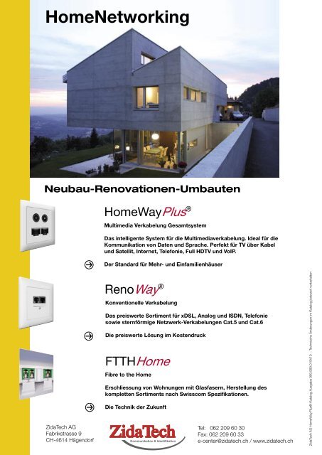 HomeWay Plus - Zidatech AG