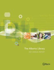 barrier-free - The Alberta Library