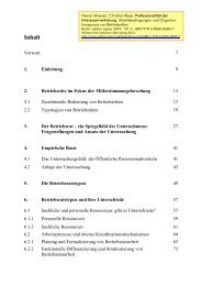 Minssen/Riese: Professionalität der Interessenvertretung 2007 - Inhalt