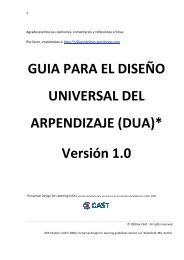 Guía para el Diseño Universal del Aprendizaje - Universidad ...