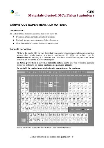Materials d'estudi del 4r lliurament. - IOC