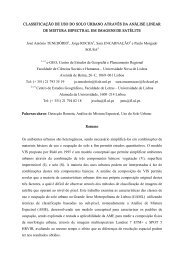 classificaÃ§Ã£o de uso do solo urbano atravÃ©s da anÃ¡lise linear de ...