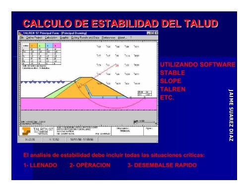 DISEÑO DE PRESAS DE TIERRA