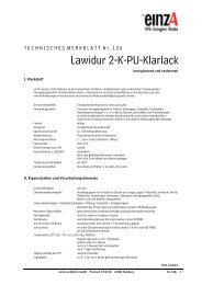 Lawidur 2-K-PU-Klarlack - einzA