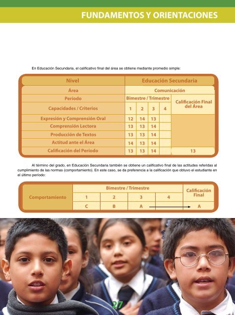 Diseño Curricular Nacional - Ministerio de Educación