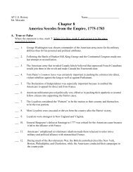 Chapter 8 America Secedes from the Empire, 1775-1783