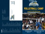 Girls Volleyball Camp Brochure [PDF] - Cedarville University