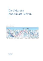 Die Skiarena Andermatt-Sedrun - gigantismus andermatt