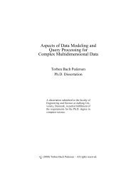 Aspects of Data Modeling and Query Processing for Complex ...