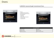 LAM3200 Lamona Single Conventional Oven