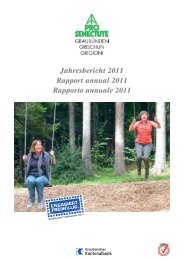 Jahresbericht 2011 - Pro Senectute Graubünden - bei Pro Senectute ...