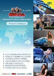 Rhinoco Catalogue 2009 - Rhinoco Technology