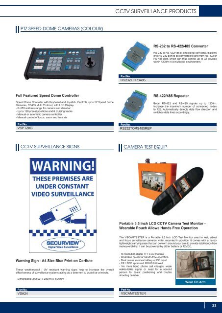 Rhinoco Catalogue 2009 - Rhinoco Technology