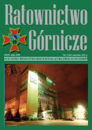 RG 2011 Nr 2 - Centralna Stacja Ratownictwa GÃ³rniczego w Bytomiu