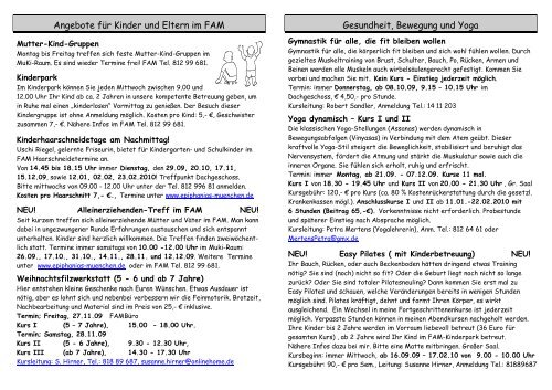 Programm September 2009 bis Februar 2010 - Lutherische ...