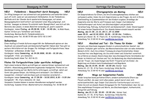 Programm September 2009 bis Februar 2010 - Lutherische ...