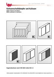 Datenblatt - LBF Lufttechnik GmbH