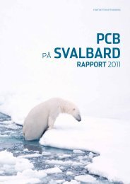 PCB-pÃ¥ Svalbard - Rapport 2011 - Sysselmannen