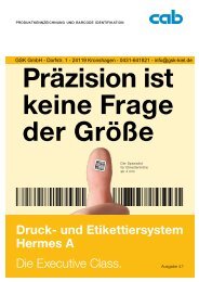 Druck- und Etikettiersystem Hermes A Die Executive Class.