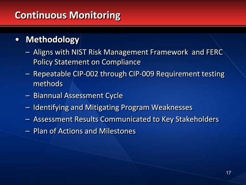 CIP vs Non-CIP - Entergy - SERC Home Page