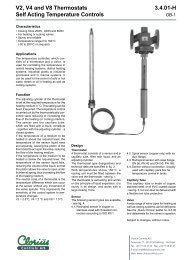 3.4.01-H V2, V4 and V8 Thermostats Self Acting ... - broen-sei