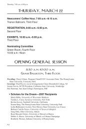 thursday, march 22 opening general session - National Council of ...