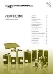 CIRKAPRISLISTAN - VÃ¤rmebaronen