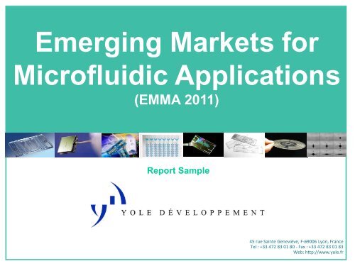 Emerging Markets for Microfluidic Applications - I-Micronews