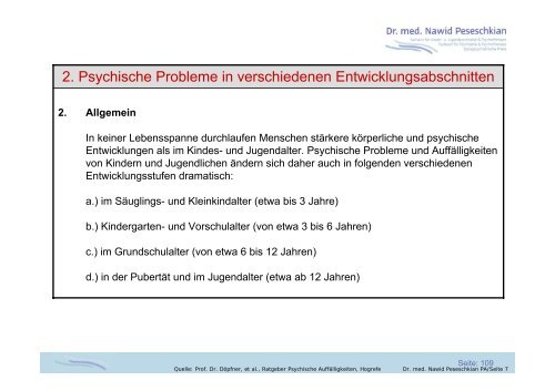 Psychische Störungen bei Kindern und Jugendlichen