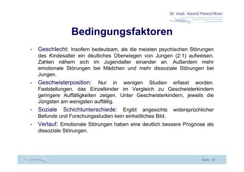 Psychische Störungen bei Kindern und Jugendlichen