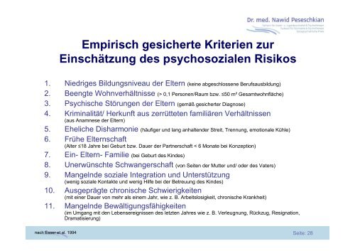 Psychische Störungen bei Kindern und Jugendlichen