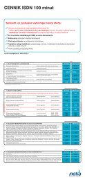 CENNIK ISDN 100 minut - Netia SA