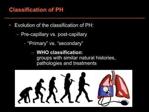 Greg Calligaro Definition and classification of pulmonary hypertension