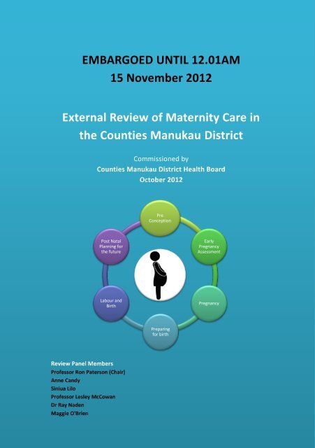 External Review of Maternity Care in the Counties Manukau District