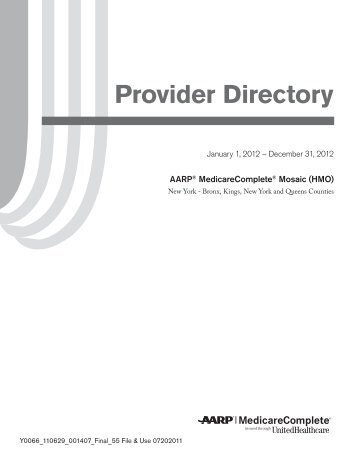 Your Plan Provider Directory - Oxford Health Plans