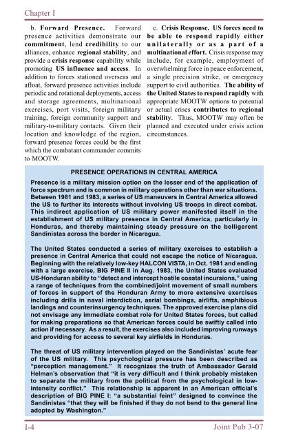 JP 3-07 Joint Doctrine For Military Operations Other Than War