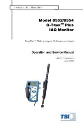 Model 8552/8554 Q-Trak Plus Manual - TSI