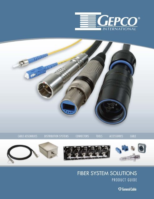 GEPCO Fibre Optic Solutions Catalog - Carraro Broadcasting ...