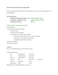 Introduction to Structured Query Language (SQL)