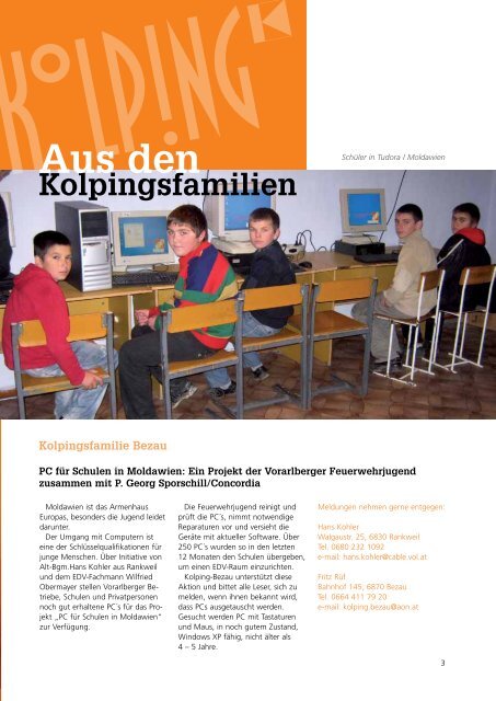 Ausgabe 3 – 2012 - Kolpinghaus Bregenz