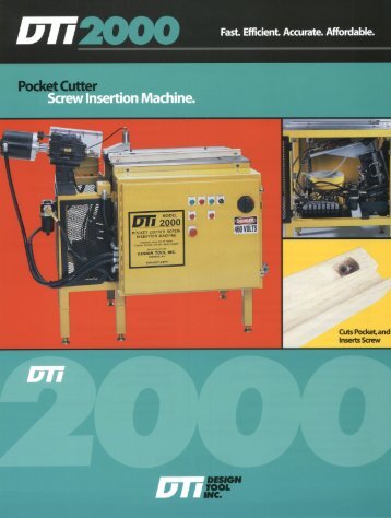 Pocket Cutter Screw Insertion Machine. - Pneumatic Tools Online