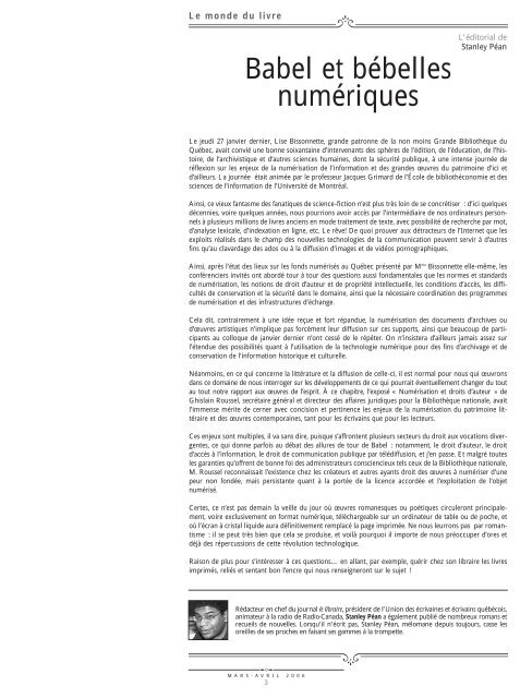 NumÃ©ro 33 - Le libraire