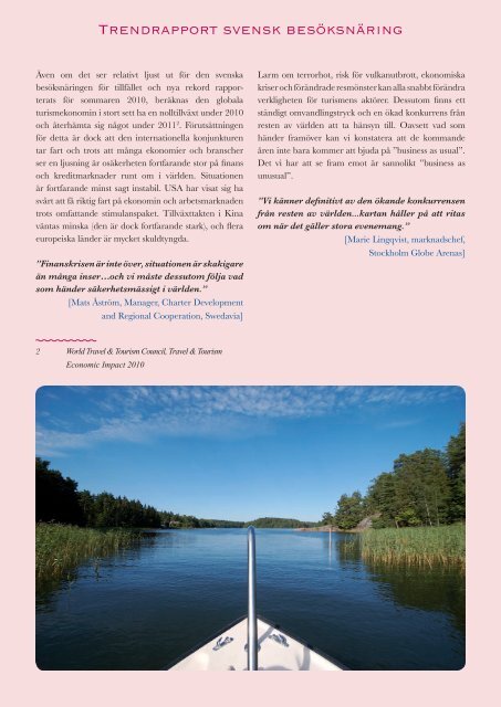 Besöksnäringen i Sverige - Älvdalens kommun