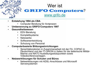 APW-Wiegand - bei Grifo Computers