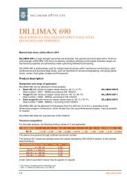 Dillimax 690 T - High Strength Plates & Profiles Inc.
