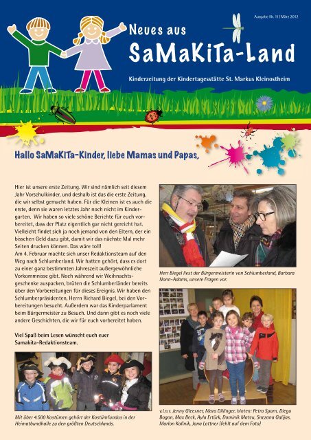 Kindergartenzeitung Februar 2012 - Neues aus Samakita-Land
