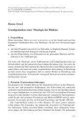 Hanna Strack Grundgedanken einer Theologie des Blühens